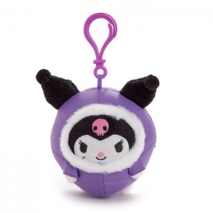 Hello Kitty Kuromi Mascot Clip (Winter Puffer Series) Moradas | CL_HK83933