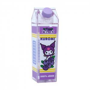 Hello Kitty Kuromi Milk Carton Water Bottle (Blueberry) Moradas | CL_HK43935