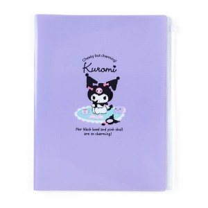 Hello Kitty Kuromi Multi-Pocket File Folder Moradas | CL_HK64714