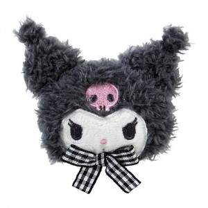 Hello Kitty Kuromi Plush Hair Clip (Gingham Bow) Negras | CL_HK58735