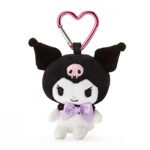 Hello Kitty Kuromi Plush Mascot All My Heart Keychain Blancas Negras | CL_HK13107