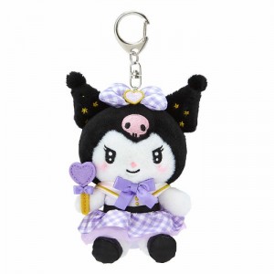 Hello Kitty Kuromi Plush Mascot Keychain (Love You More Series) Moradas | CL_HK14625