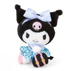 Hello Kitty Kuromi Plush Mascot Keychain (Day at the Funfair Series) Azules Negras | CL_HK90836