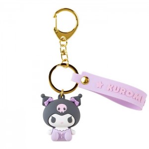 Hello Kitty Kuromi Signature Keychain (Baby Series) Moradas | CL_HK35617