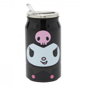 Hello Kitty Kuromi Soda Can Water Bottle Negras | CL_HK61274