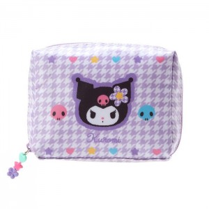 Hello Kitty Kuromi Zipper (Floral Houndstooth Series) Moradas | CL_HK86075