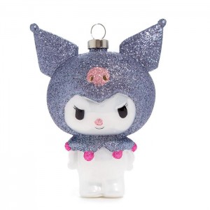 Hello Kitty Kuromi x Kat + Annie Glass Ornament Gris | CL_HK43319