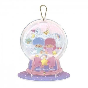 Hello Kitty LittleTwinStars Acrylic Keychain and Stand (Furry Friends Series) Rosas | CL_HK85555