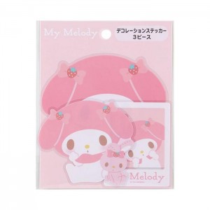 Hello Kitty My Melody 3-pc Dress Your Tech Sticker Set Rosas | CL_HK24432