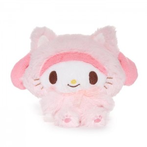 Hello Kitty My Melody 6" Kitten Mascot Plush Rosas | CL_HK79245