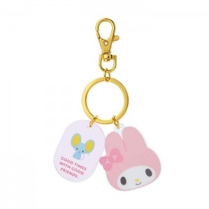 Hello Kitty My Melody Besties Keychain Rosas | CL_HK84870