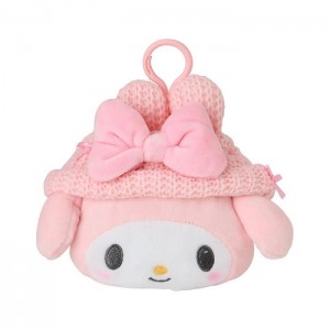 Hello Kitty My Melody Cozy Cap Mascot Clip Pouch Rosas | CL_HK93627