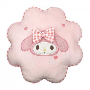 Hello Kitty My Melody Cozy Face Throw Pillow Rosas | CL_HK60319