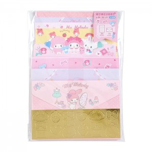 Hello Kitty My Melody Deluxe Letter Set Rosas | CL_HK51789