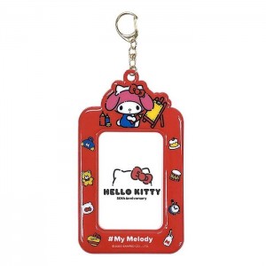 Hello Kitty My Melody ID Badge Holder (Hello, Everyone! Series) Naranjas | CL_HK73388