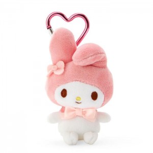 Hello Kitty My Melody Plush Mascot All My Heart Keychain Rosas | CL_HK38951