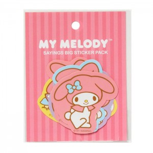 Hello Kitty My Melody Sayings Big Sticker Pack Rosas | CL_HK28728