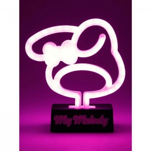 Hello Kitty My Melody Silhouette Neon Light Lamp Blancas | CL_HK61055