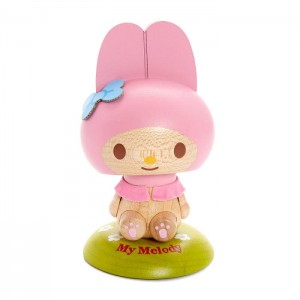 Hello Kitty My Melody Wooden Bobblehead Rosas | CL_HK69411