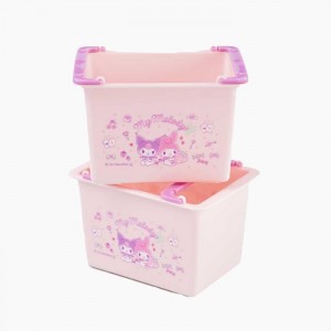 Hello Kitty My Melody & Kuromi Stackable Mini Baskets (Set of 2) Rosas | CL_HK90350