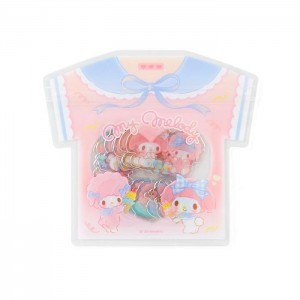 Hello Kitty My Melody and My Sweet Piano 24-Piece Summer Tee Mini Sticker Pack Rosas | CL_HK66976