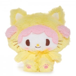 Hello Kitty My Sweet Piano 6" Kitten Mascot Plush Amarillo | CL_HK88997