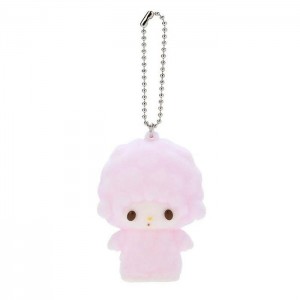 Hello Kitty My Sweet Piano Flocked Keychain Mascot Moradas | CL_HK33052