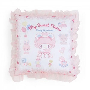 Hello Kitty My Sweet Piano Throw Pillow (My Little Treasure Series) Rosas | CL_HK85105