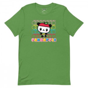 Hello Kitty Pandapple Apple Fever Tee Negras Blancas Azules Verde | CL_HK57251