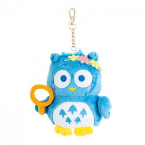 Hello Kitty PataPataPeppy Plush Mascot Keychain (Flower Power Series) Azules | CL_HK82548