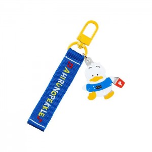 Hello Kitty Pekkle Logo Keychain (Sanrio Character Award Series) Azules | CL_HK30263