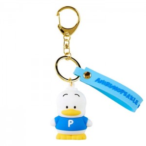 Hello Kitty Pekkle Signature Keychain Azules | CL_HK30196