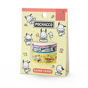 Hello Kitty Pochacco 2-Piece Washi Tape Set Amarillo | CL_HK47896