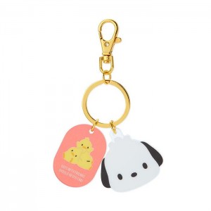 Hello Kitty Pochacco Besties Keychain Blancas Rosas | CL_HK53541