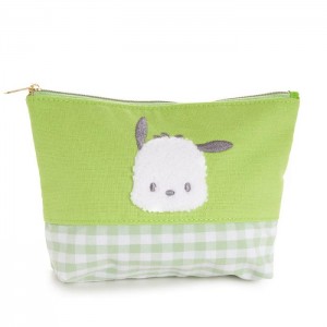 Hello Kitty Pochacco Chenille Gingham Zipper Verde | CL_HK50023