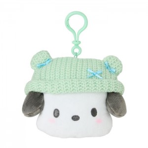 Hello Kitty Pochacco Cozy Cap Mascot Clip Pouch Verde Blancas | CL_HK95466