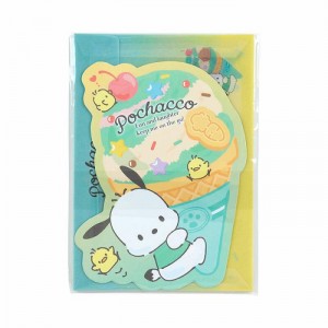 Hello Kitty Pochacco Letter Set (Ice Cream Party Series) Verde | CL_HK14313