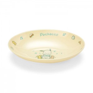 Hello Kitty Pochacco Oval Melamine Plate Amarillo | CL_HK45893