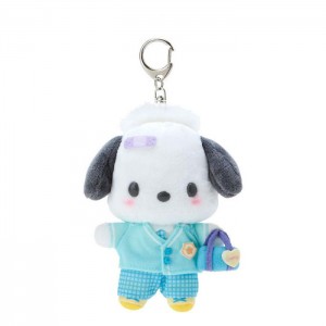 Hello Kitty Pochacco Plush Mascot Keychain (Sanrio Academy Series) Blancas Azules | CL_HK77358