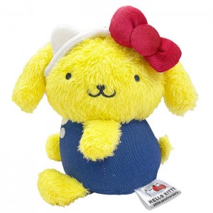 Hello Kitty Pompompurin 6" Mascot Plush (Hello, Everyone! Series) Amarillo Azules | CL_HK14606