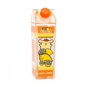 Hello Kitty Pompompurin Milk Carton Water Bottle (Lemon) Amarillo | CL_HK60322