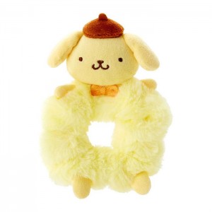 Hello Kitty Pompompurin Plush Scrunchie Amarillo | CL_HK45801