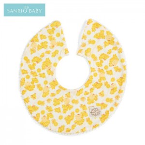 Hello Kitty Sanrio Baby Organic Cotton Pompompurin Bib Amarillo | CL_HK67333