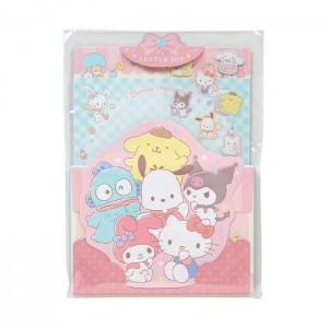 Hello Kitty Sanrio Characters Classic Letter Set Multicolor | CL_HK88443