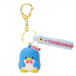 Hello Kitty Tuxedosam Signature Keychain Azules | CL_HK76306