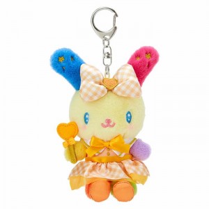 Hello Kitty U*SA*HA*NA Plush Mascot Keychain (Love You More Series) Amarillo | CL_HK65120