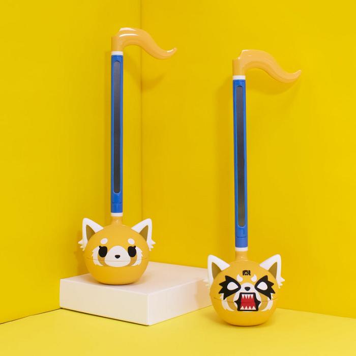 Hello Kitty Aggretsuko Otamatone Musical Toy (Rage) Amarillo Azules | CL_HK46110