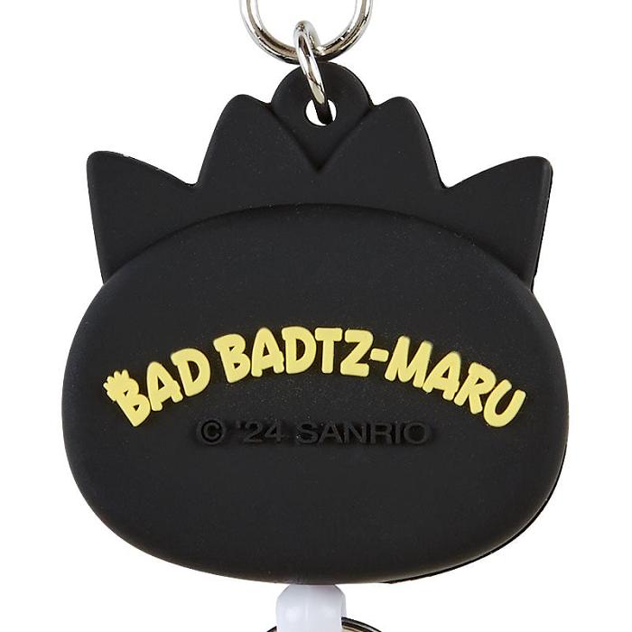 Hello Kitty Badtz-maru Bestie Face Badge Reel Negras | CL_HK63250