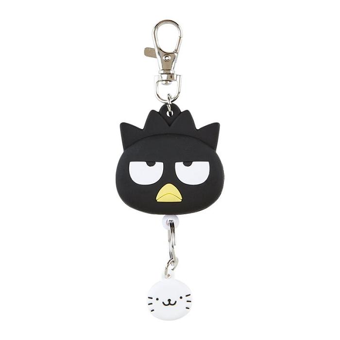 Hello Kitty Badtz-maru Bestie Face Badge Reel Negras | CL_HK63250