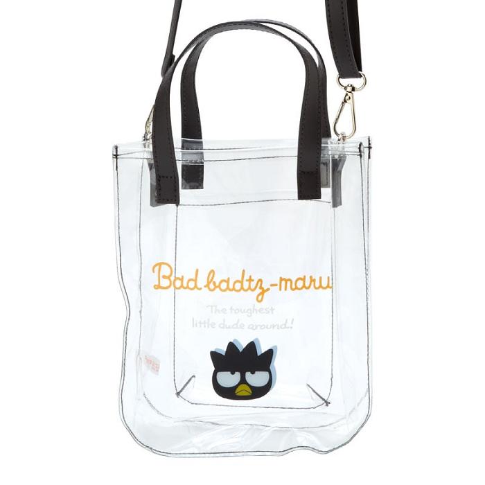 Hello Kitty Badtz-maru Clear 2-Way Mini Blancas | CL_HK75384